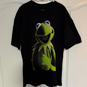 American Thrift Black Kermit the Frog T-Shirt